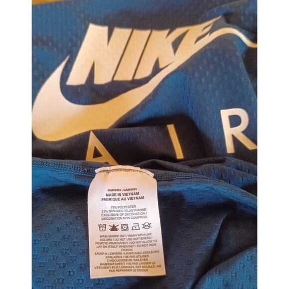 Nike Air Women's Tank Top Dri-Fit Teal Blue Size Small Sports Running Gym Tennis - Picture 6 of 6